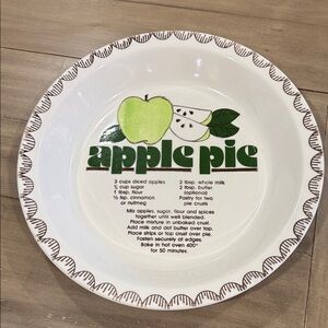 Vintage Apple Pie Dish
